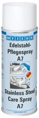 Edelstahlpflege-Spray A7 | kraftvolle Reinigung sowie Schutz und Pflege von Edelstahl im Lebensmittelbereich | 400 ml | farblos, transparent