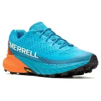 Merrell Agility Peak 5 (angenehmer Tragekomfort, Rock Plate) aquablau/orange