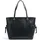 Michael Kors Voyager Small Crossgrain Leather Tote Bag black