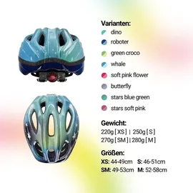 KED Meggy II Trend 44-49 cm Kinder stars/blue green glossy