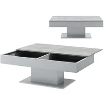 [en.casa] En.Casa, Couchtisch + Beistelltisch, Lünen (40 x 110 x 60 cm)