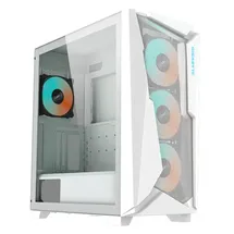 Gigabyte GB-C301GW-TYPE-C-V2 Midi Tower Gaming Gehäuse mit Sichtfenster white