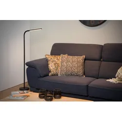 Lucide 36712/05/30 LED Stehleuchte 1x6w | 270 lm | 2700K - schwarz, Kabelschalter