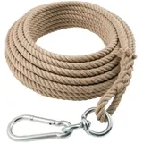 Braun Eimerseil 25 m Kletterseil Beige/Braun