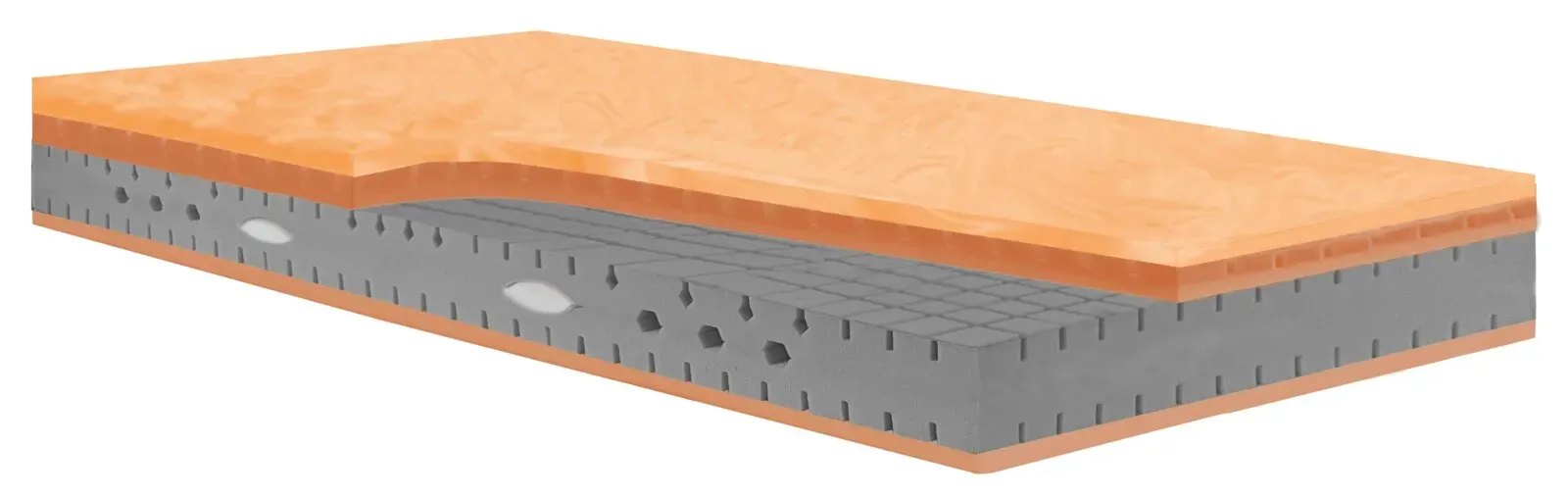 Zurbrüggen Kaltschaummatratze H3 ULTRA 260 - B/H/T ca. 90.00x26.00x200.00