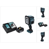 Makita, Arbeitsleuchte, DML 812 RM1 Akku LED Handstrahler Taschen Lampe 18 V 1250 lm + 1x Akku 4,0 Ah + Ladegerät (1250 lm)