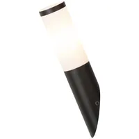 Rabalux Black torch Wandleuchte Außen matt schwarz E27 IP44