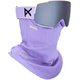 Anon M5+bonus Lens+mfi Face Mask Skibrille - Hyper Lilac + Perceive Sunny Onyx/CAT4