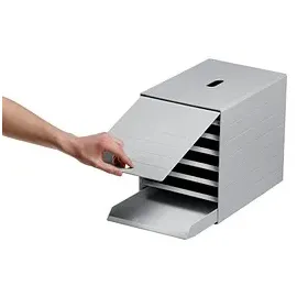 Durable Schubladenbox Idealbox Plus 25,0 x 36,5 x 32,2 cm 7-tlg. grau