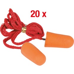 KS Tools Ohrstöpsel PU, mit Schnur, 20 Paar