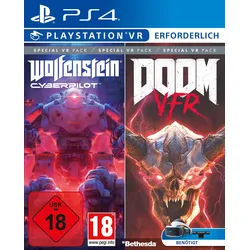 Bethesda Special VR Pack (Wolfenstein: Cyberpilot / DOOM VFR) - [PlayStation 4] | Zustand: Neu & original versiegelt