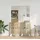 vidaXL Faltbarer Haustierzaun Braun 201 x 38 x 90 cm 4 St.