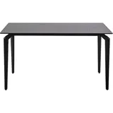 MCA Furniture MCA Esstisch Fremont 140 x 80 cm Keramik Schwarz