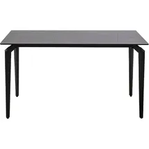 MCA Furniture MCA Esstisch Fremont 140 x 80 cm Keramik Schwarz