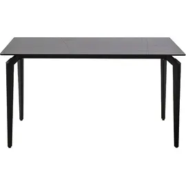 MCA Furniture MCA Esstisch Fremont 140 x 80 cm Keramik Schwarz