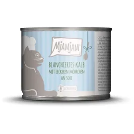 MjAMjAM Nassfutter Blanchiertes Kalb mit Leckeren Möhrchen an Soße 185 g