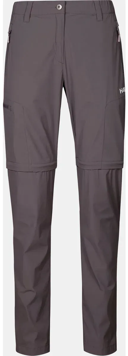 Halti Pallas Cool W Stretch Zip-off Pants fog lilac (H87) 42