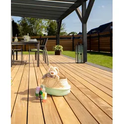 OSMO Terrasse Cumaru 21x145, 244cm KD Oberseite glatt