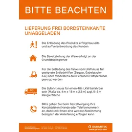 GARANTIA Regenspeicher Muro 420 l graphit