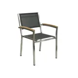 Zebra Pontiac Stapelsessel 58 x 62 x 88 cm argenta