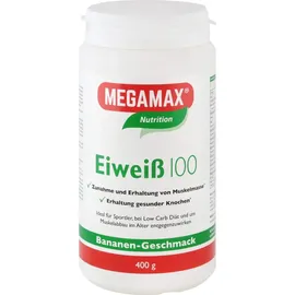 MEGAMAX Eiweiß 100 Banane Pulver 400 g