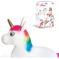 Mondo Toys - Unicorn Ride-On aufblasbares reitendes Tier für Kinder - Hüpftier - Hohe Qualität - 09132