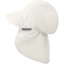 LaLoona baby bedding LaLoona Schirmmütze mit Nackenschutz - Weiß - 50-51