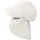 LaLoona baby bedding LaLoona Schirmmütze mit Nackenschutz - Weiß - 50-51