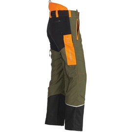 KOX Schnittschutzhose Mistral 3.0 Grün/Orange - 48