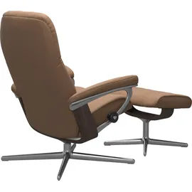 Stressless Stressless® Relaxsessel »Consul«, mit Cross Base, Größe S, M & L, Holzakzent Wenge braun