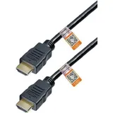Transmedia HDMI Anschlusskabel HDMI-A Stecker HDMI-A Stecker 100 m Schwarz