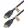 Transmedia HDMI Anschlusskabel HDMI-A Stecker HDMI-A Stecker 100 m Schwarz