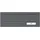 RENZ Frontplatte 300x110 Anthrazit inkl. Zeitungsfach