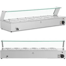 Royal Catering Bain Marie 6 GN 1/3 Behälter -
