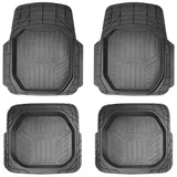 Omac Fußmatten Gummimatten 3D Passform Matte kompatibel mit Dacia Bigster 2024-2025 Schwarz 4tlg