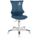 TOPSTAR Kinderdrehstuhl Sitness X Chair 10, FX130CR55 Stoff blau, Gestell weiß