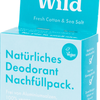 Wild Deodorant Fresh Cotton & Sea Salt Nachfüllpack