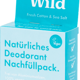 Wild Deodorant Fresh Cotton & Sea Salt Nachfüllpack