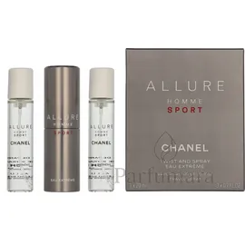 Chanel Allure Sport Eau Extreme refillable 20 ml + Nachfüllung 2 x 20 ml