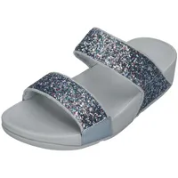 FitFlop Damen »LULU MULTI-TONAL Glitter Slides, Sandale mit Glitter,