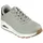 SKECHERS Uno Shimmer Away Sage Durabuck / Rose Gold Duraleather / Mesh Trim 37