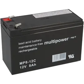 Akkuman Ersatz-Akkusatz 2x 12 V 8 Ah