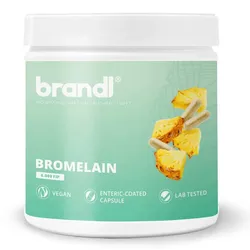 Brandl Nutrition Bromelain | Enzyme aus der Ananas 86 g Schwarz 
