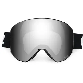 YEAZ Magnet-Ski-Snowboardbrille silber verspiegelt/silber APEX