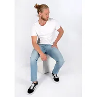 Alessandro Salvarini Straight-Jeans ASAngelo blau 29