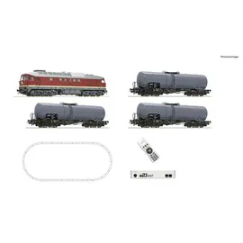 Roco 5110002 H0 z21start Digitalset: Diesellokomotive BR 132 mit Kesselwagenzug der DR