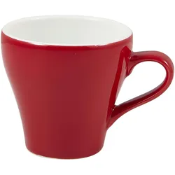 Espressotasse Tulip rot - 90ml (6 Stk.)