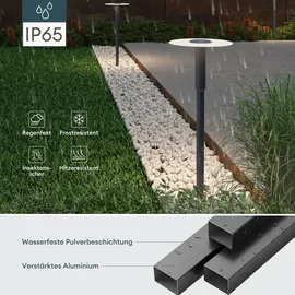 doporro Wegeleuchte grau ⌀300 x H804 mm wetterfest IP65 6W
