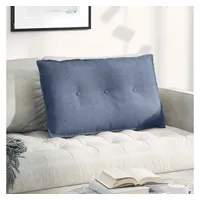 vidaXL Rückenkissen 80 x 50 cm blau 1-tlg.