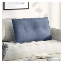 vidaXL Rückenkissen 80 x 50 cm Blau